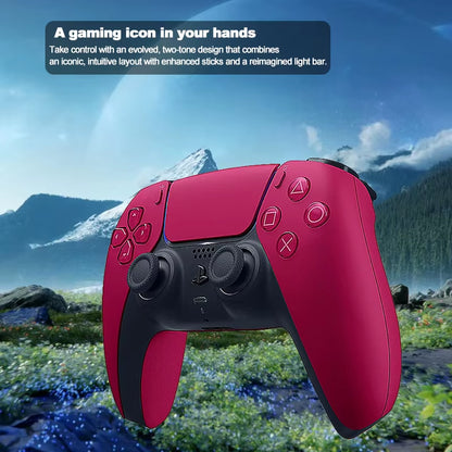 PS5 Original Dualsense Wireless Controllers Red/Astro Bot/Other Colors Compatible with Playstation 5 Console/Pc/Mac